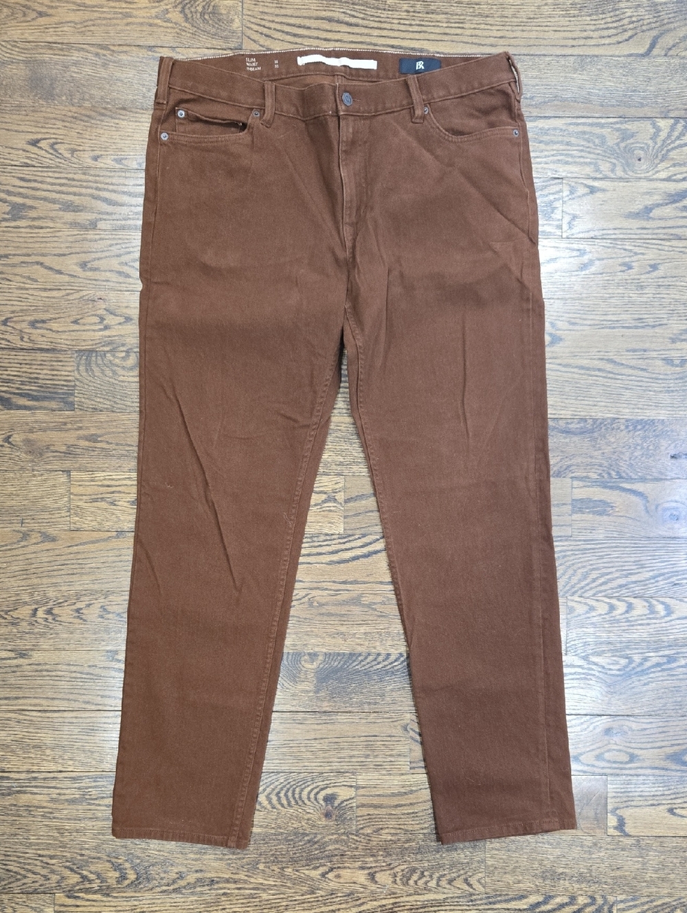 Banana Republic Slim Fit Traveler Pants 38x32 Men Stretch Performance Chino